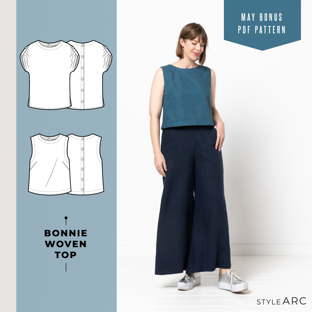 Bonus | FREE Bonnie Woven Tops PDF pattern with any order until May 31!