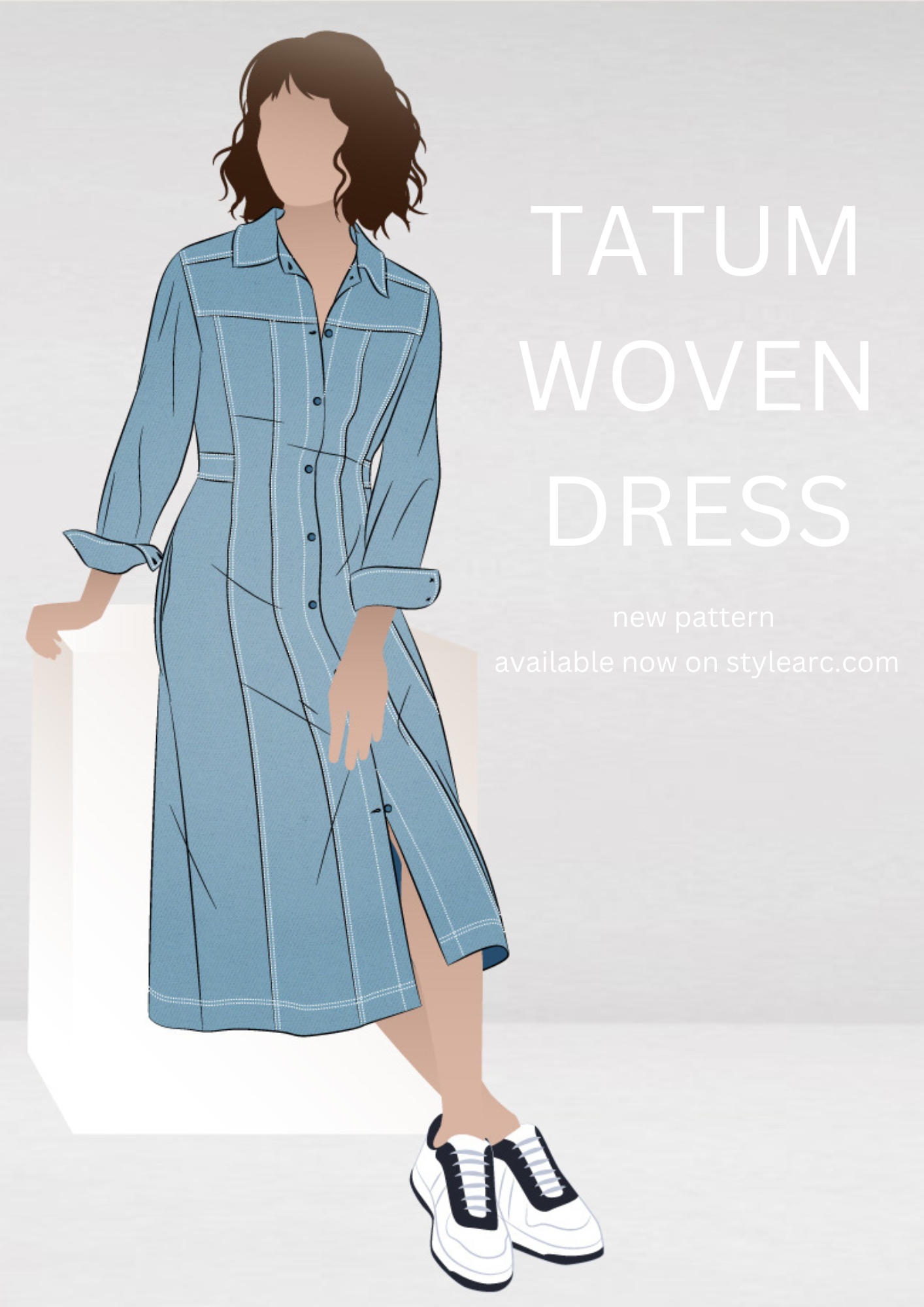 Venn Knit Tunic Sewing Pattern Top Sewing Pattern – Casual
