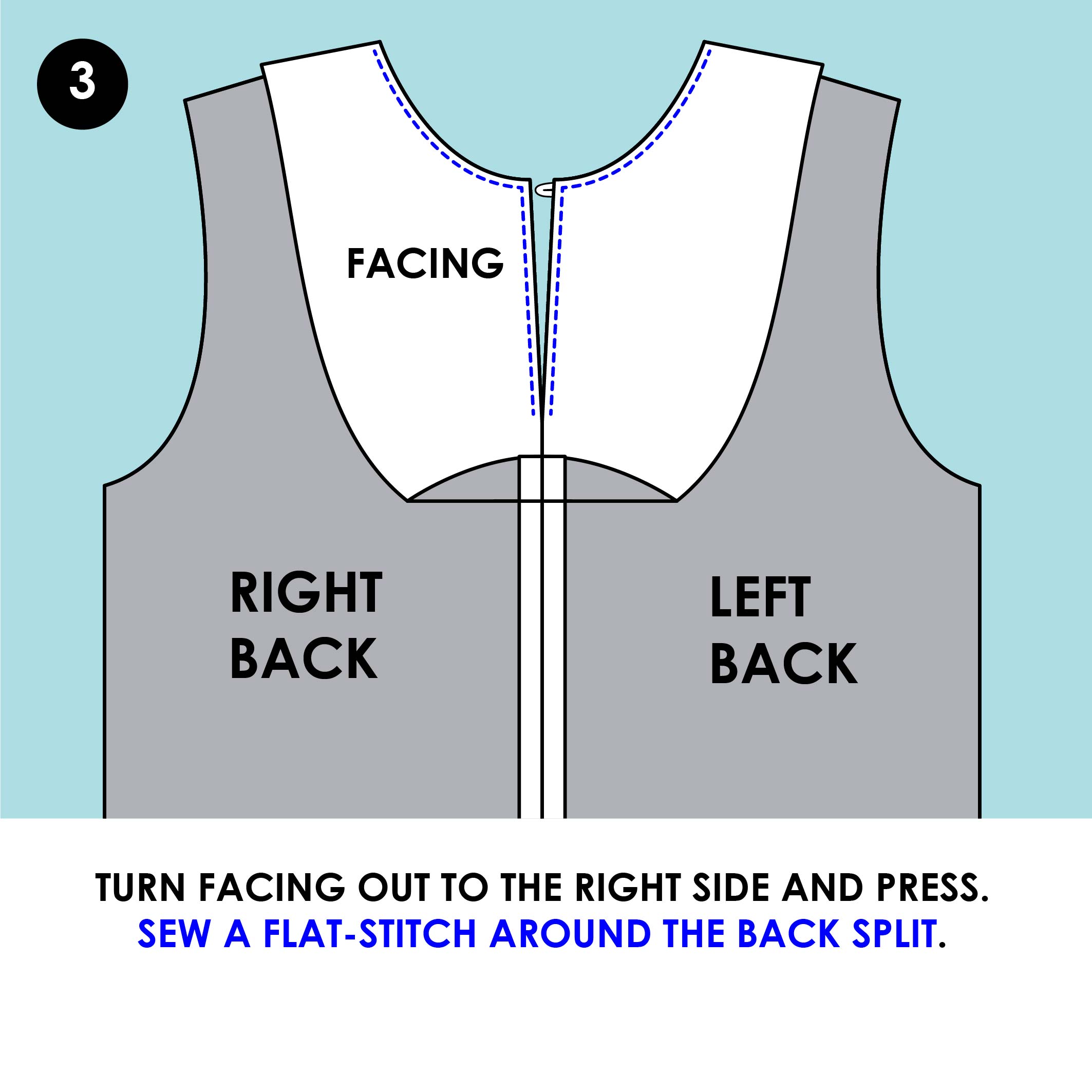 Back Neck Split Tutorial – Sewing Tutorials – Style Arc