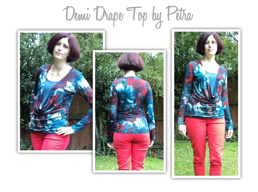 Demi Drape Top Sewing Pattern – Casual Patterns – Style Arc