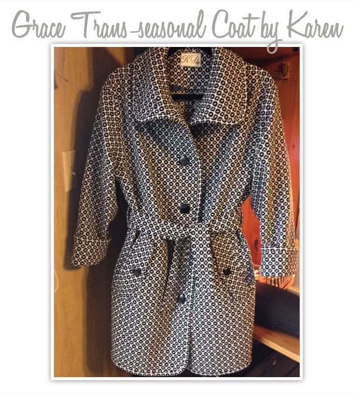 Grace Trans-Seasonal Coat Sewing Pattern By Style Arc - Easy to wear every day unlined coat for all seasons