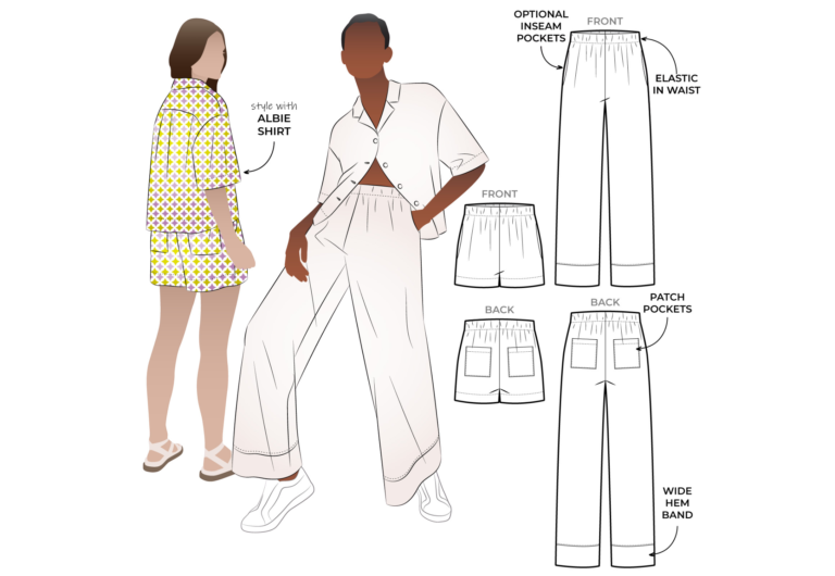 Albie Woven Pant – Sewing Tutorials – Style Arc