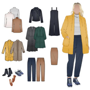 Autumn Winter Capsule Wardrobe Bundle – Sewing Pattern Outfits – Style Arc