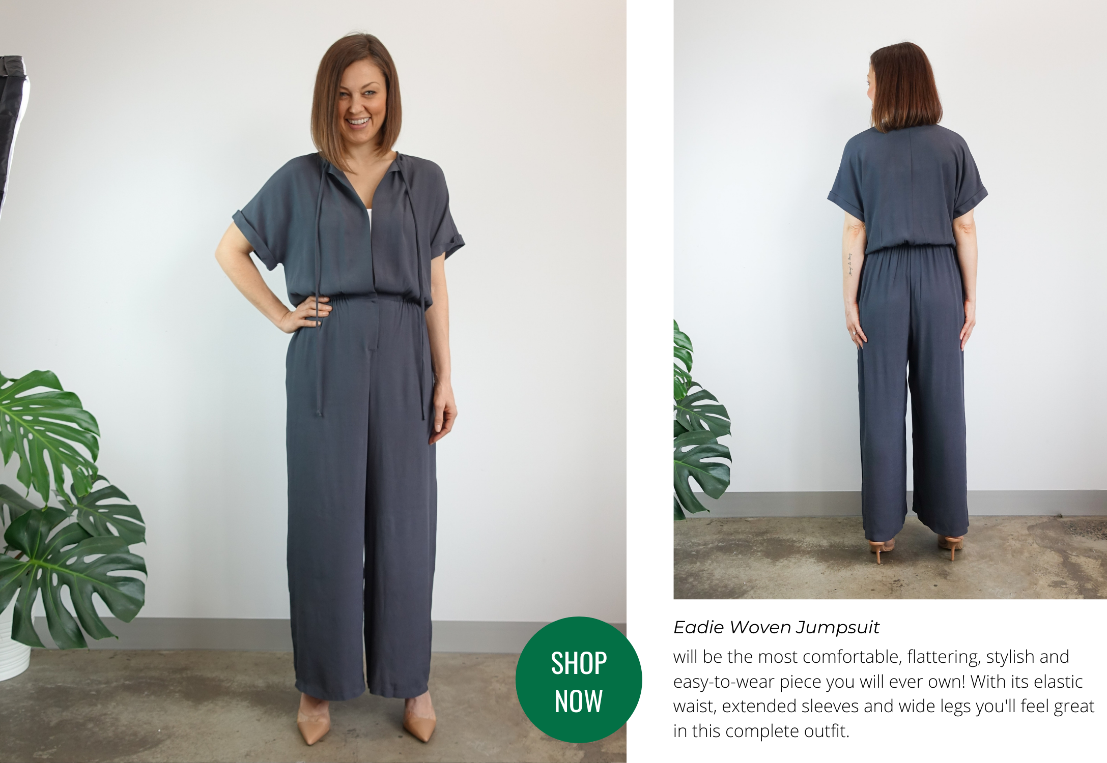 Eadie Woven Jumpsuit Dress | October New Release Sewing Pattern ...