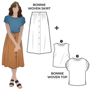 Bonnie Bundle Multi-Size – Sewing Pattern Outfits – Style Arc