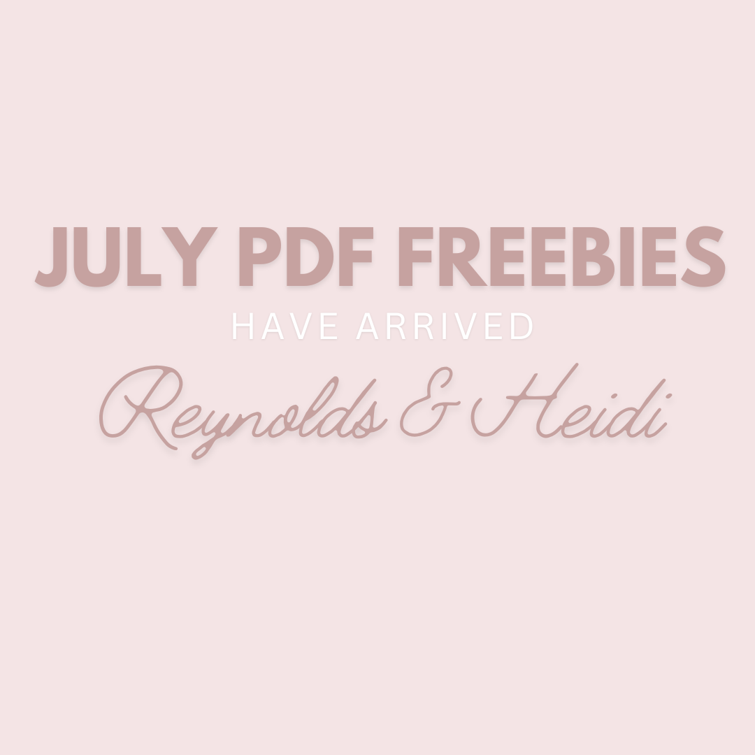 July Freebie PDF Patterns! Reynolds & Heidi 