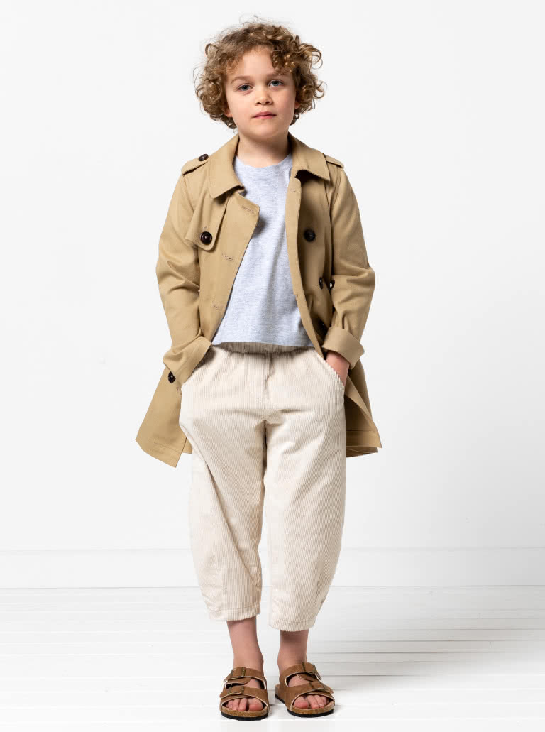 Camille Kids Trench Multi-Size – Casual Patterns – Style Arc