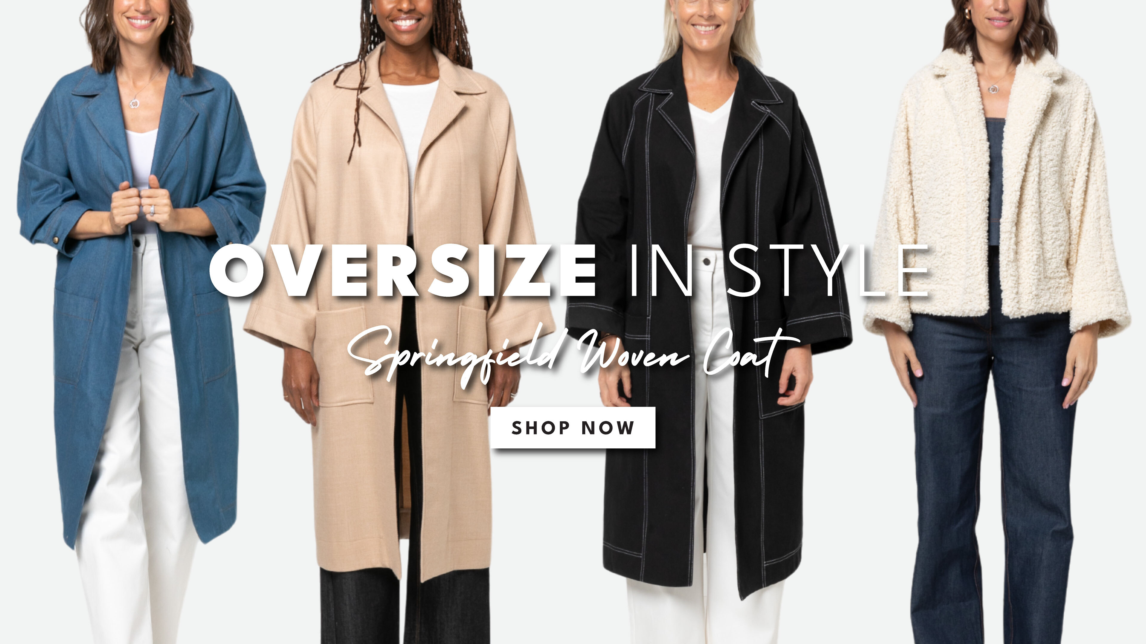 Shop the new release Springield Woven Coat! The newest duster pattern by Style Arc! Shop now at stylearc.com