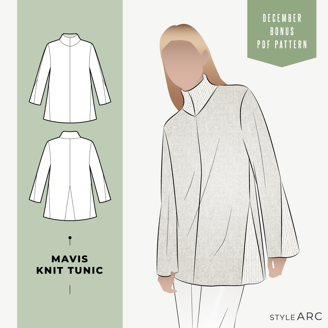 December Bonus PDF Pattern: Mavis Knit Tunic