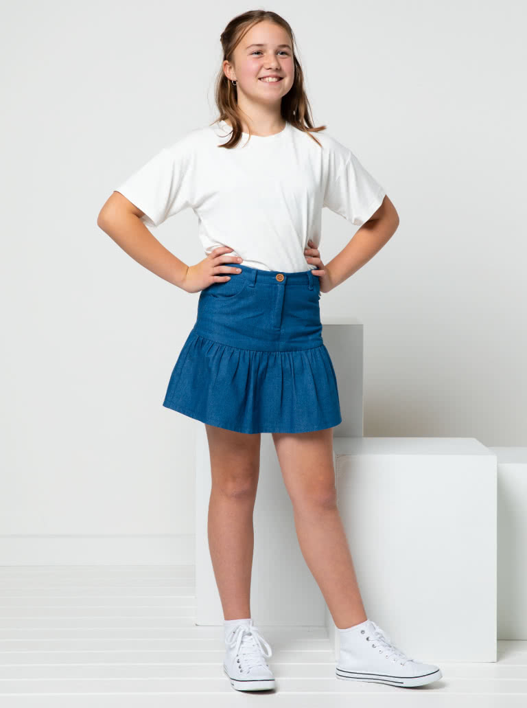 Etta Teens Skirt Sewing Pattern Multi-Size – Casual Patterns – Style Arc