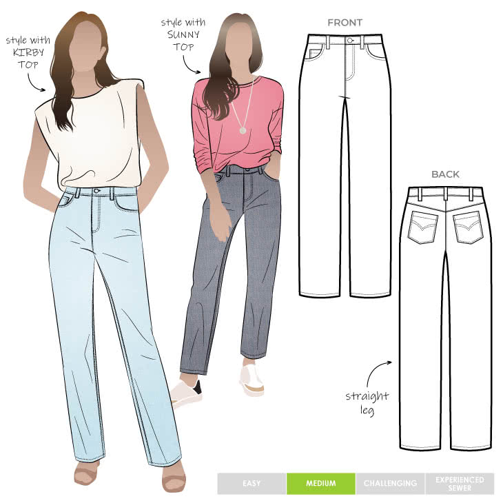 Jilly Jean – Casual Patterns – Style Arc