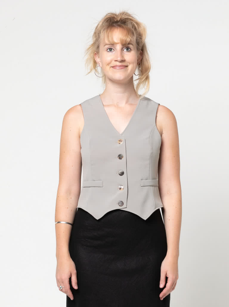 Joy Woven Vest Sewing Pattern – Semi-formal Patterns – Style Arc