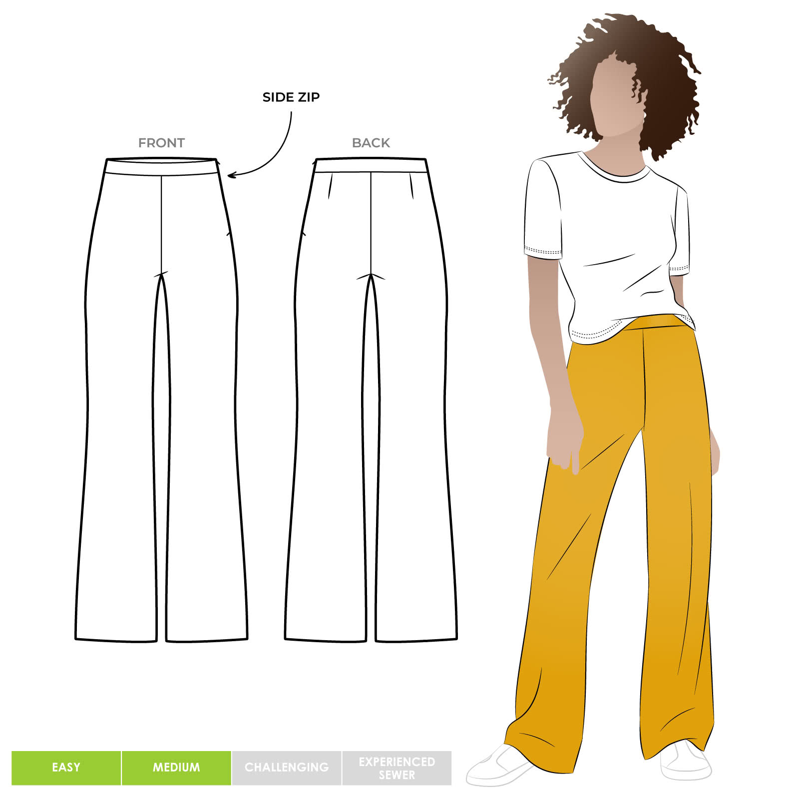 Talia Trouser Sewing Pattern, StyleARC - CoolCrafting
