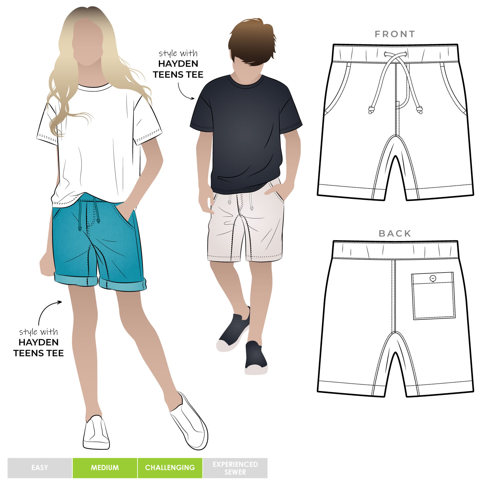 PDF Pants & Shorts Sewing Patterns – Style Arc