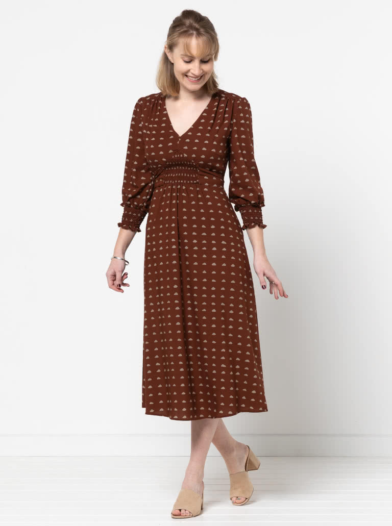 Elsbeth Woven Dress Sewing Pattern – Semi-formal Patterns – Style Arc
