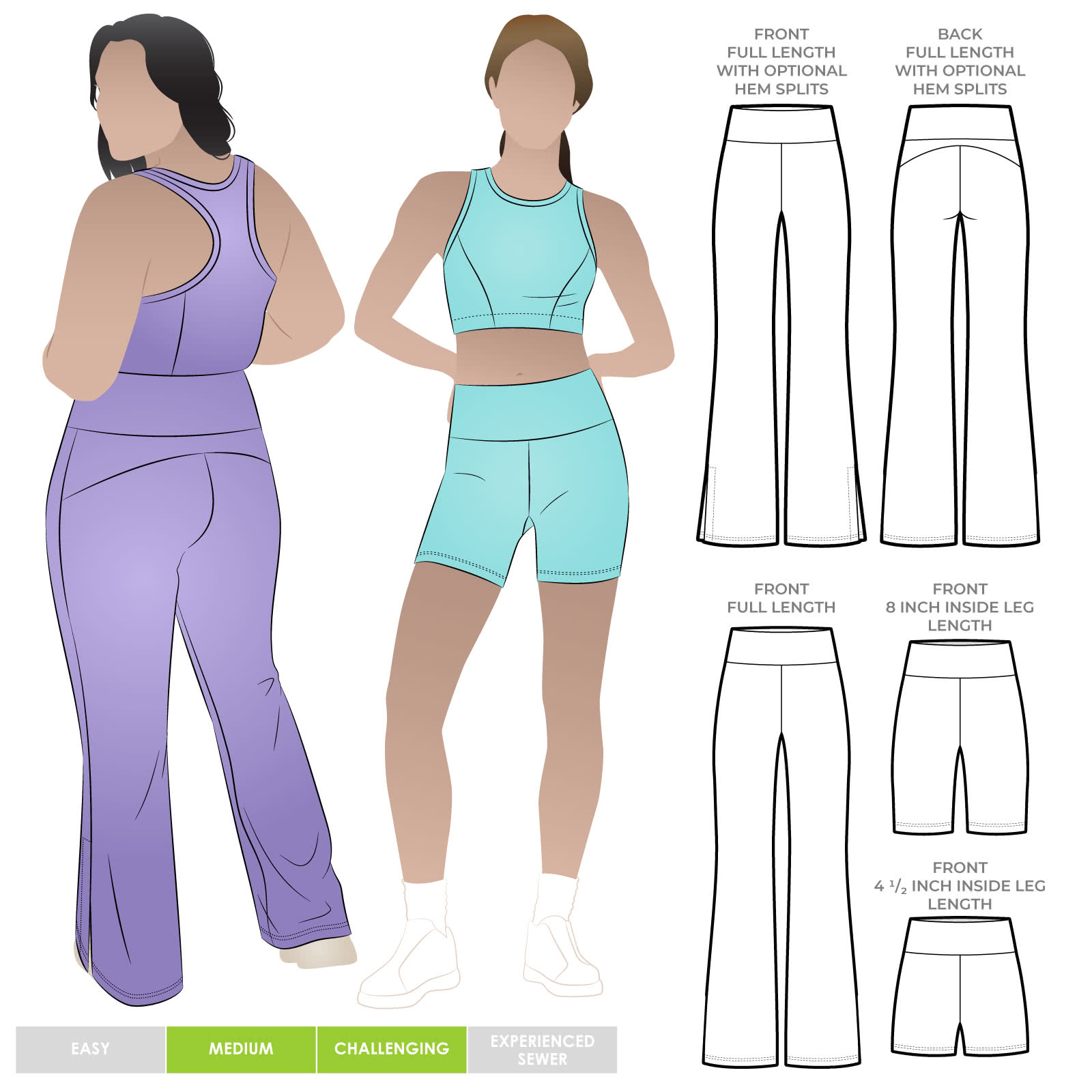 Sonny Knit Pant Sewing Pattern – Casual Patterns – Style Arc