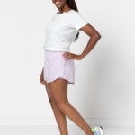 The Ellis Knit T and Sunday Active Short and Sunday Running Belt Sewing Pattern Bundle By Style Arc