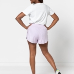 The Ellis Knit T and Sunday Active Short and Sunday Running Belt Sewing Pattern Bundle By Style Arc